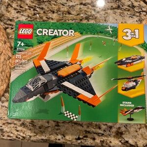 NWOT Lego Creator 3 in 1 Supersonic Jet
